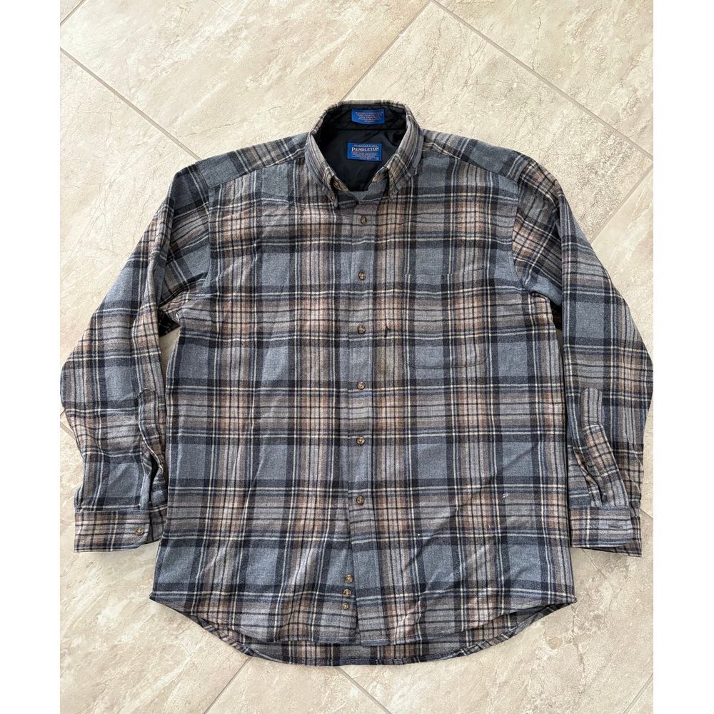 Pendleton 100% wool button down - Picture 1 of 5